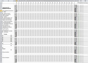 Urenstaat TNL Excel